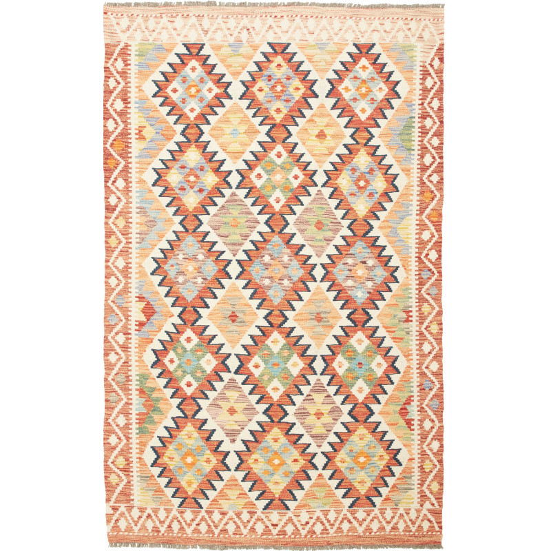 Kilim 120x188 Cm Kilim Afghanistan, Hand-carded Wool (warp