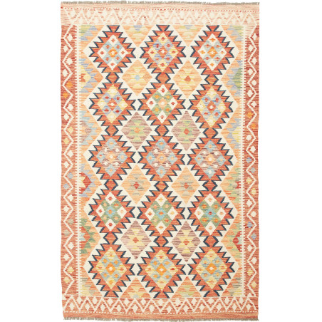 Kilim 120x188 Cm Kilim Afghanistan, Hand-carded Wool (warp