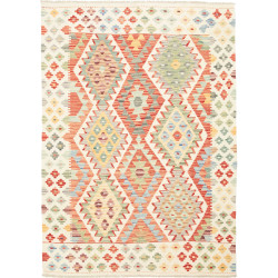 Kilim 129x186 Cm Kilim Afghanistan Hand-carded Wool (warp: