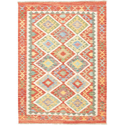 Kilim 128x176 Cm Kilim, Afghanistan, Hand-carded Wool (warp: