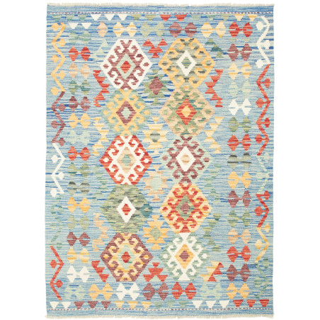 Kilim 128x178 Cm Kilim, Afghanistan, Hand-carded Wool (warp: