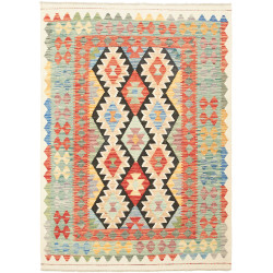 Kilim 132x181 Cm Kilim, Afghanistan, Hand-carded Wool (warp: