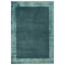 Tappeto Ascot geometrico blu petrolio e azzurro