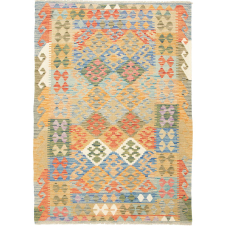 Kilim 128x178 Cm Kilim Afghanistan Hand-carded Wool Cotton