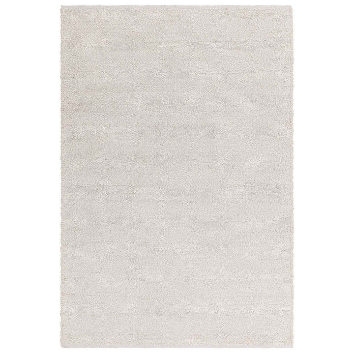 Tappeto Abbus tinta unita bianco avorio 120x170