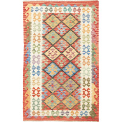 Kilim 125x200 Cm Kilim, Afghanistan, Hand-carded Wool (warp: