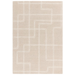 Rug Ada geometric beige ivory 160x230 cm