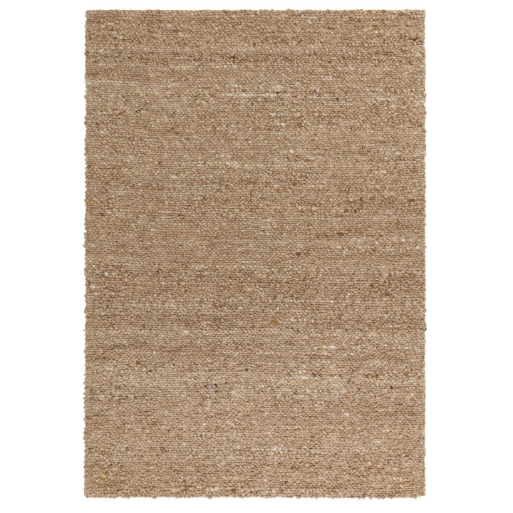 Rug Adler plain natural beige with sand underton
