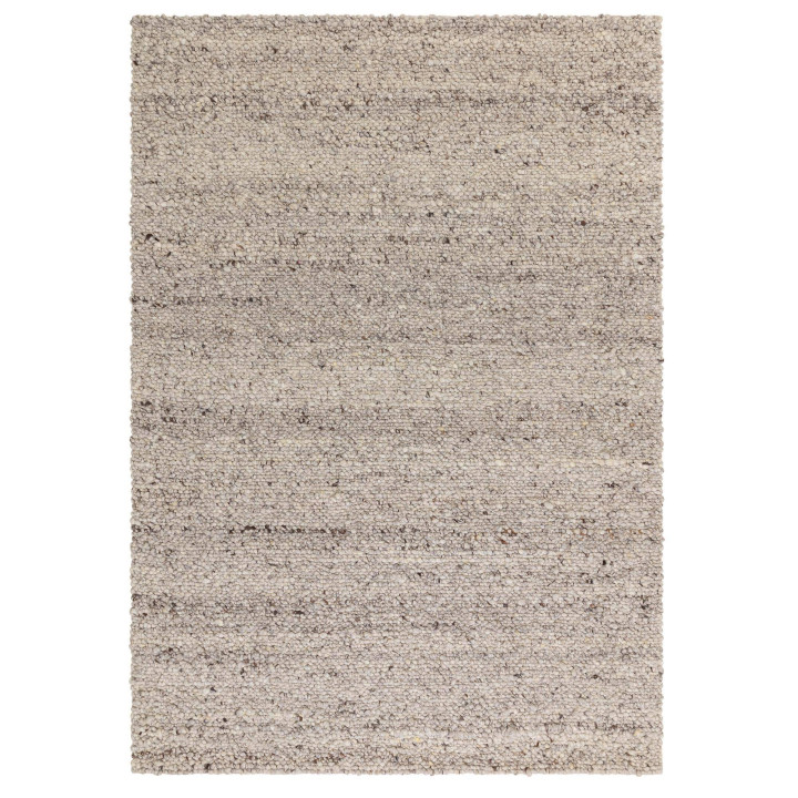 Rug Adler plain light grey and silver 120x170 cm