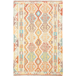 Kilim 125x189 Cm Kilim, Afghanistan, Hand-carded Wool (warp: