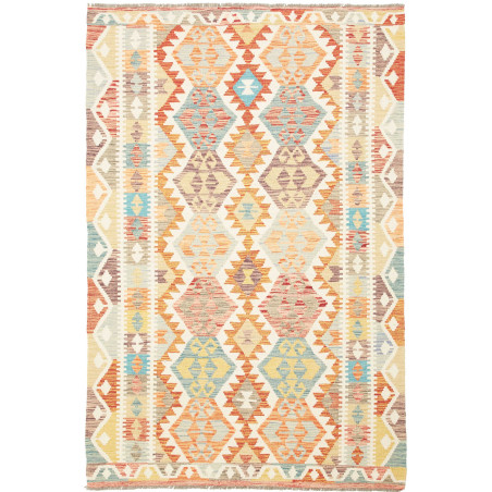 Kilim 125x189 Cm Kilim, Afghanistan, Hand-carded Wool (warp: