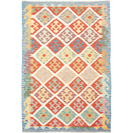 Kilim 126x186 Cm Kilim, Afghanistan, Hand-carded Wool