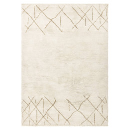 Tappeto Azera Berber geometrico crema e beige ch