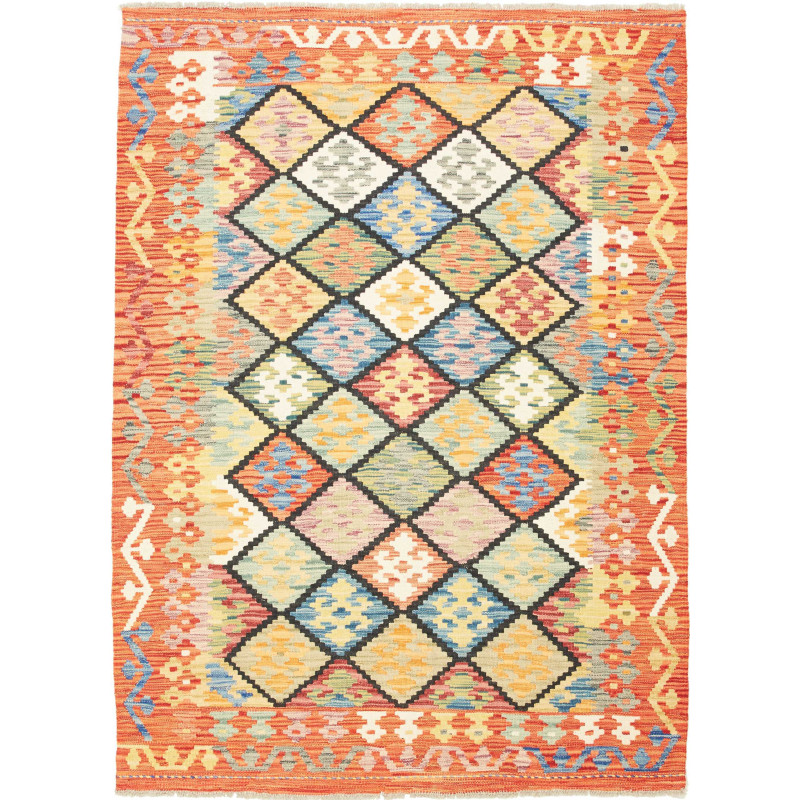 Kilim 133x181 Cm Kilim Afghanistan Hand-carded Wool