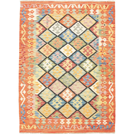 Kilim 133x181 Cm Kilim Afghanistan Hand-carded Wool