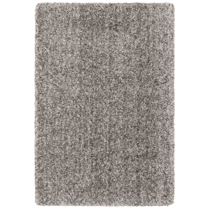 Rug Barnaby plain grey and silver 160x230 cm