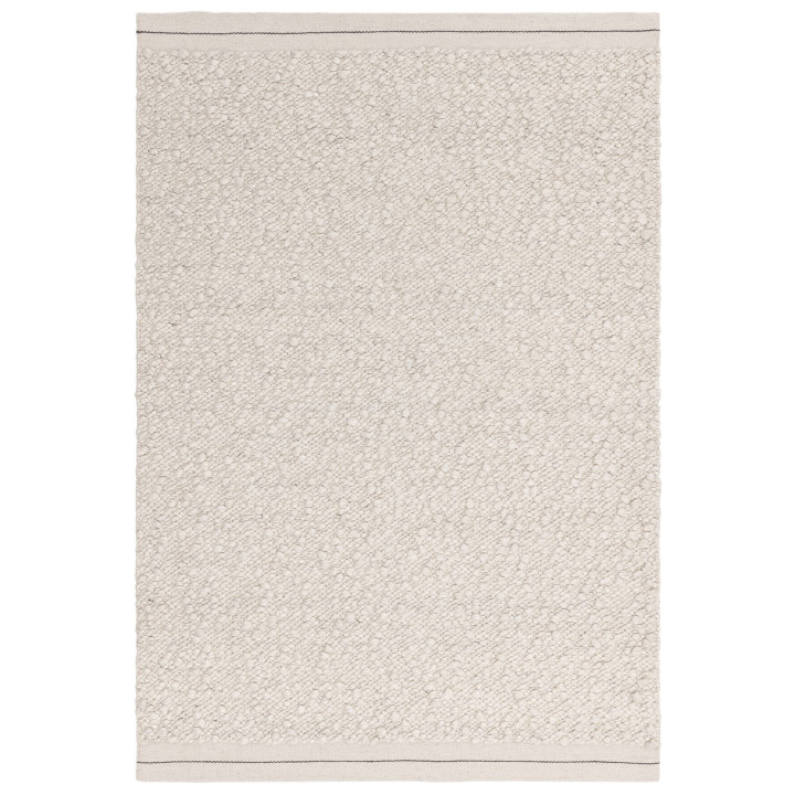 Tappeto Elm tinta unita bianco avorio 240x340 cm