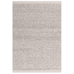 Rug Elm plain light grey and silver 160x230 cm