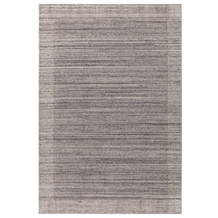 Tappeto Larson geometrico grigio e argento 120x1