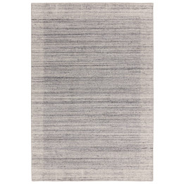 Tappeto Larson geometrico grigio e argento 200x3