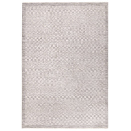 Tappeto Laurent geometrico grigio chiaro argento