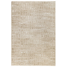 Rug Laurent abstract light beige and taupe 200x3
