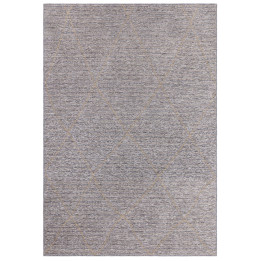 Rug Mulberry geometric blue and beige 120x170 cm