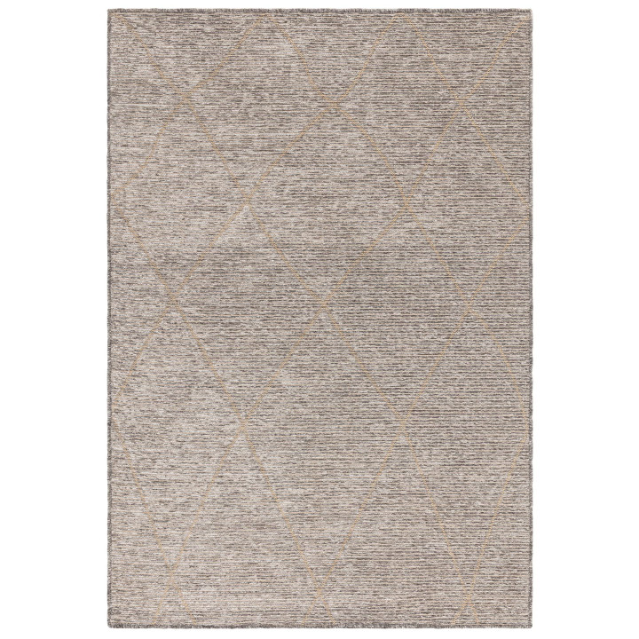 Rug Mulberry geometric grey silver beige 120x170