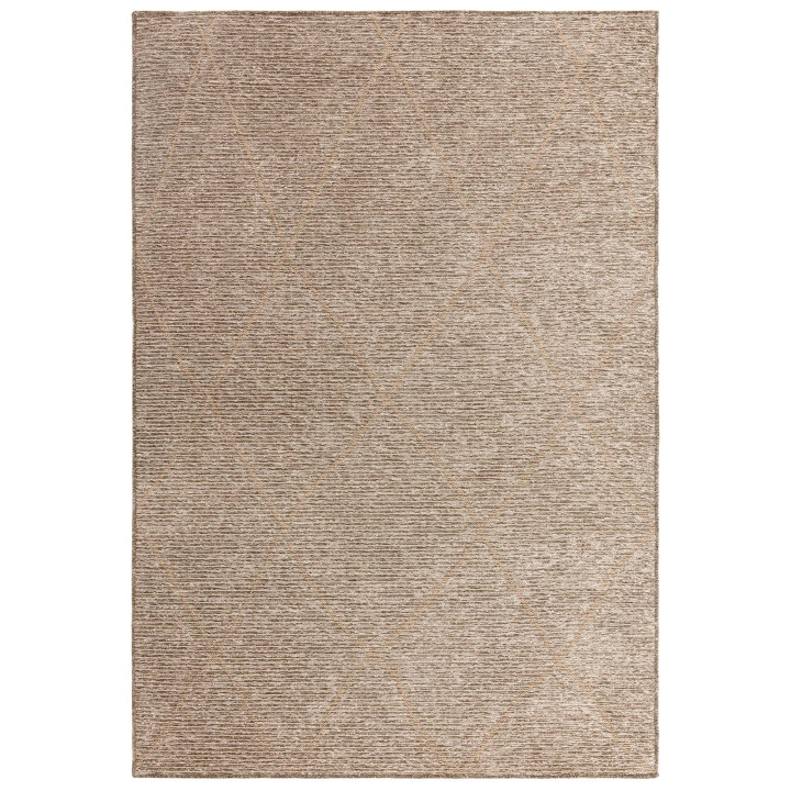 Tappeto Mulberry geometrico beige tortora 120x17