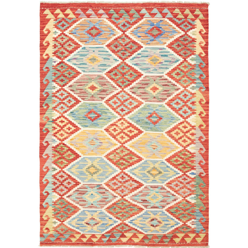 Kilim 125x182 Cm Kilim Afghanistan Hand-carded Wool