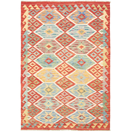 Kilim 125x182 Cm Kilim Afghanistan Hand-carded Wool