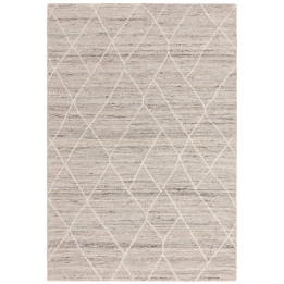 Rug Noah geometric light grey taupe and off-whit
