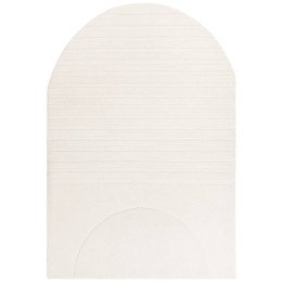 Rug Olsen geometric cream and white 120x170 cm