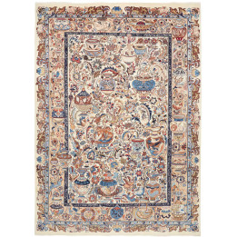 Hand Made Rug Kashmar Persia 220x320 Beige Ligh