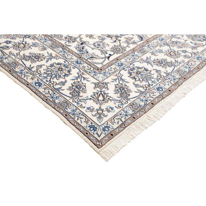 Hand Made Rug Nain Kashmar Persia 246x303 Ivory