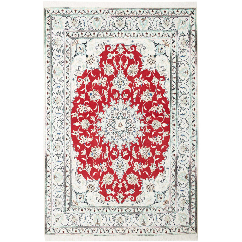 Nain Kashmar 145x220 Cm Nain Kashmar, Persia, Hand-carded