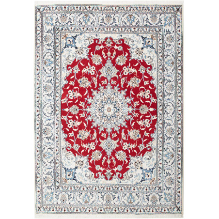 Nain Kashmar 147x208 Cm Nain Kashmar, Persia, Hand-carded