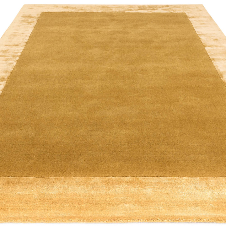 Rug Ascot geometric golden yellow ochre 200x290