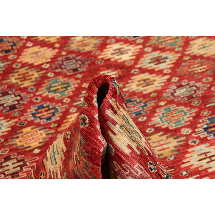 Hand Made Rug Samarkand Pakistan 200x293 Red Be