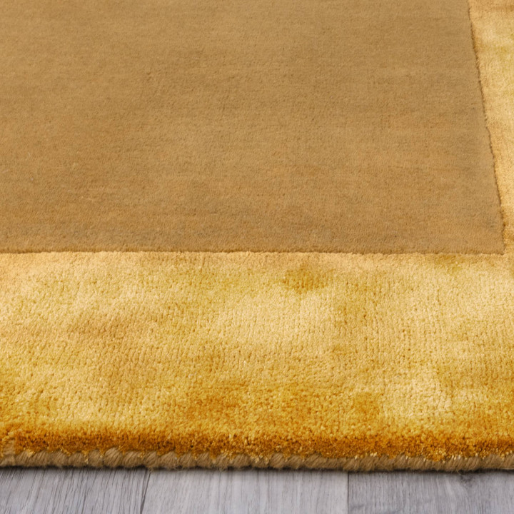 Rug Ascot geometric golden yellow ochre 200x290