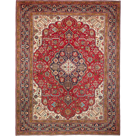 Tabriz 256x338 Cm Tabriz, Persia, Hand-carded Wool (warp: