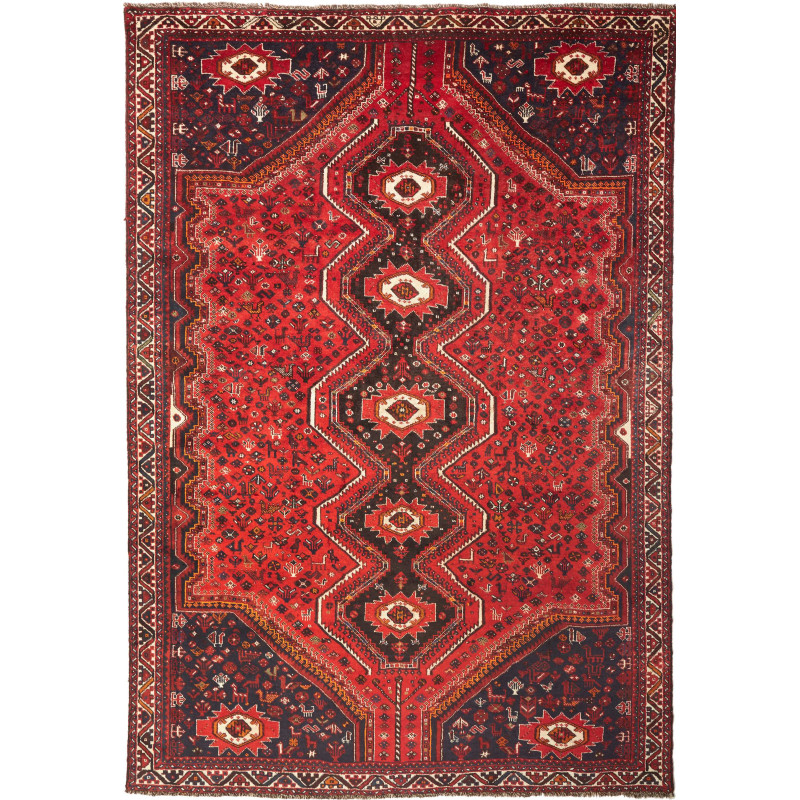 Shiraz 235x337 Cm Shiraz, Persia, Hand-carded Wool (warp: