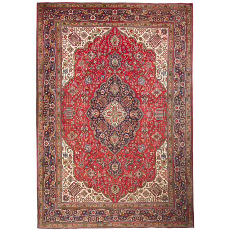 Tabriz 247x358 Cm Tabriz, Persia, Hand-carded Wool (warp: