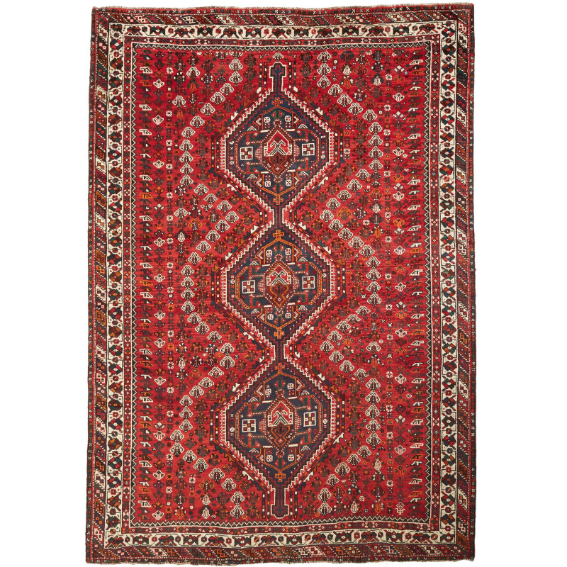 Shiraz 210x297 Cm Shiraz, Persia, Hand-carded Wool, Cotton,