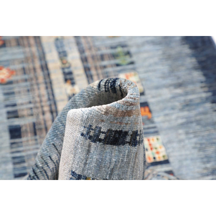 Hand Made Rug Gabbeh Nova Pakistan 81x300 Blue