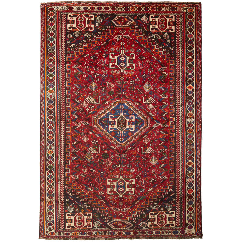 Shiraz 213x313 Cm Shiraz, Persia, Hand-carded Wool (warp: