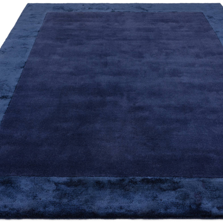 Rug Ascot geometric dark blue 120x170 cm