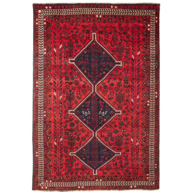 Shiraz 208x305 Cm Shiraz, Persia, Hand-carded Wool, Cotton,