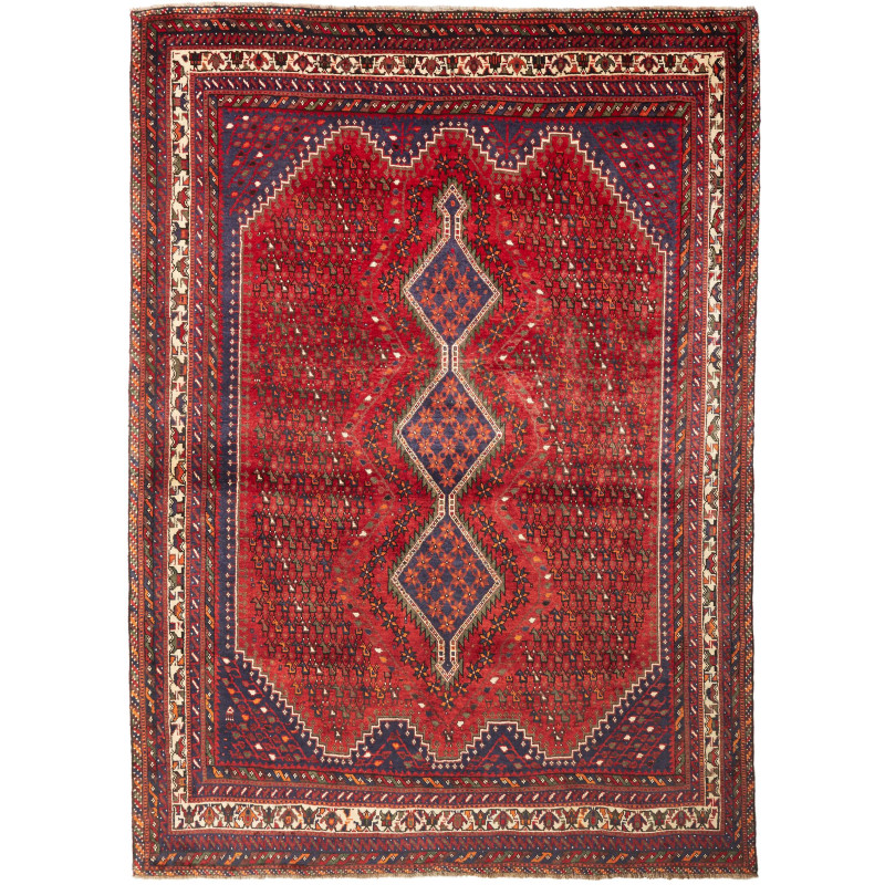Shiraz 208x285 Cm Shiraz, Persia, Hand-carded Wool (warp:
