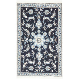 Hand Made Rug Nain Kashmar Persia 87x145 Dark B